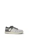 Amiri Low Top Sneakers Featuring Contrast Panels In Gray