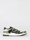 Amiri Camo Skel Lace-up Sneakers In Green