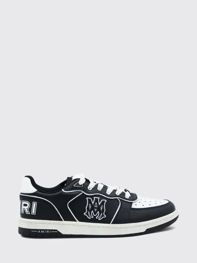 Amiri Mini Leather Logo Detail Vintage Effect Sneaker In Multi