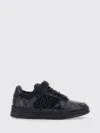 Amiri Skyline Sneaker In Leather And Mesh With Python Print In Black