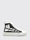 Amiri Premium Leather Sneakers With Pull-tab And Rubber Toe Cap In Multi