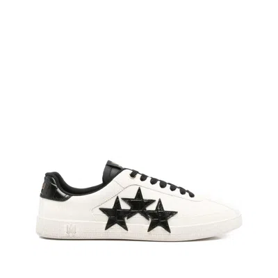Amiri Pacific Leather Sneakers In White