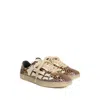 Amiri Leopard Pacific Bones Low-top Womans Sneakers In Multi