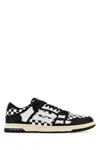 Amiri Checkered Skel Top Low Sneakers In Multicolor