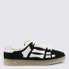 Amiri Low Profile Sneakers Featuring Contrast Panels In Black