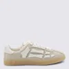 Amiri Pacific Bones Low-top Sneakers With Rubber Sole In Neutral