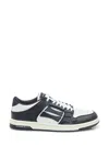 Amiri Contemporary Black Sneakers With Elevated Midsole In White