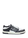 Amiri Contemporary Black Sneakers With Elevated Midsole In White