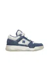 Amiri Ma-1 Lace Low-cut Skate Shoes In Washed Indigo