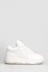Amiri Ma1 Sneakers In Leather And Fabric In White