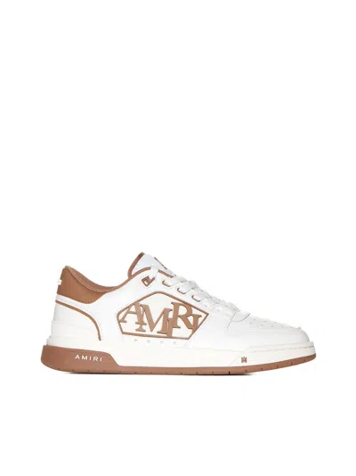 Amiri Sneakers In White Brown
