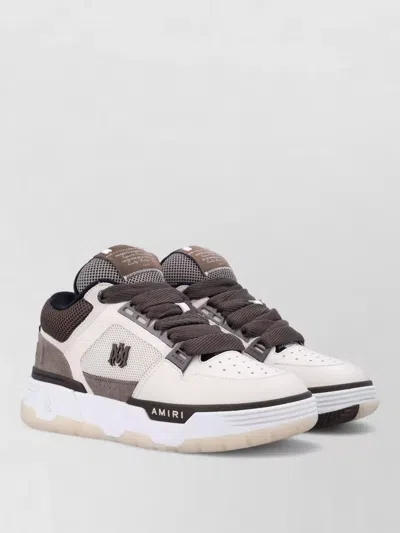 Amiri Sneakers With Contrast Sole And Mesh Panels In Multi