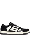 Amiri Low-top Sneakers With Textured Panels In Black