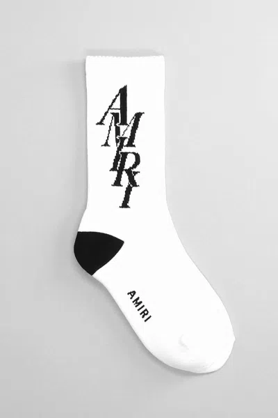Amiri Socks In White