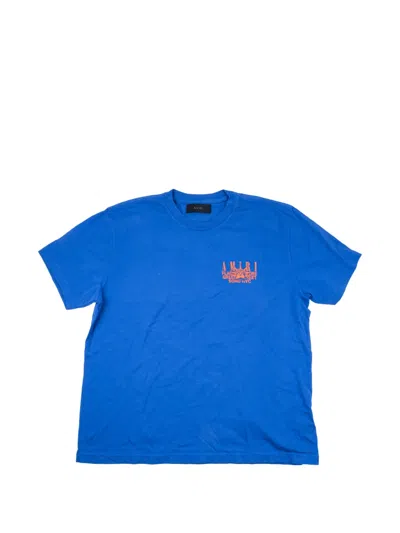 Amiri Soho Nyc Flagship T-shirt In Blue