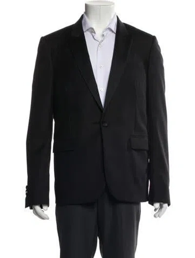 Pre-owned Amiri Solid Blazer In Black