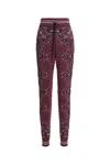Amiri Space Dye Bandana Pants Purple In Red