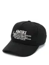 Amiri Spirit Cap Baseball Curved Brim In Black