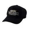Amiri Spirit Cap Baseball Curved Brim In Black