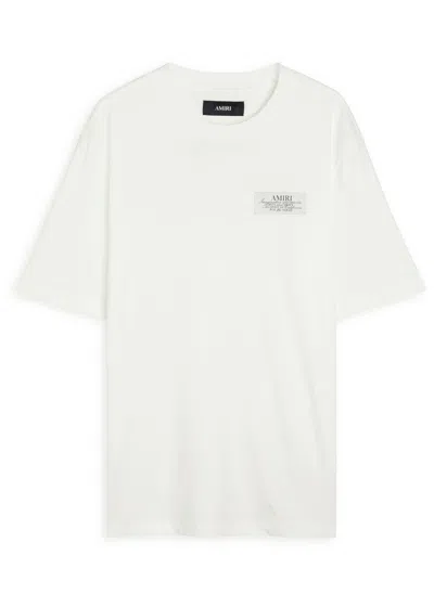Amiri Spirit Logo Cotton T-shirt In White