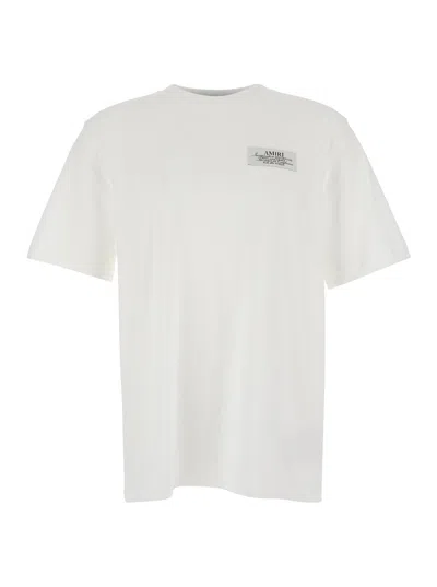 Amiri Spirit Print Cotton T-shirt For Men In White