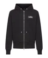 Amiri Mens Black Spirit Zip Brand-print Cotton-jersey Hoody Xl In Black