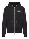 Amiri Mens Black Spirit Zip Brand-print Cotton-jersey Hoody Xl In Black
