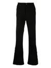 Amiri Split-leg Jeans In Black
