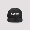 Amiri Sport Cap With Curved Brim And Vents In Black