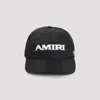 Amiri Sport Cap With Curved Brim And Vents In Black