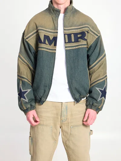 Amiri Sport Denim Track Jacket