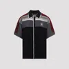 Amiri Men & Apos;s Knit Ma Icon Applique Short-sleeve Shirt In Black