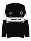 Amiri Long-sleeved Knitted Pullover In Multi