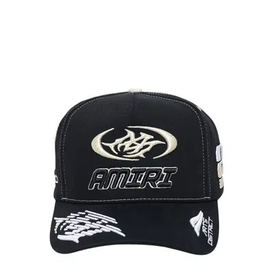 Amiri Sporty Motocross Baseball Cap In Black