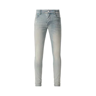 Pre-owned Amiri Stack Jean 'antique Indigo' In Blue