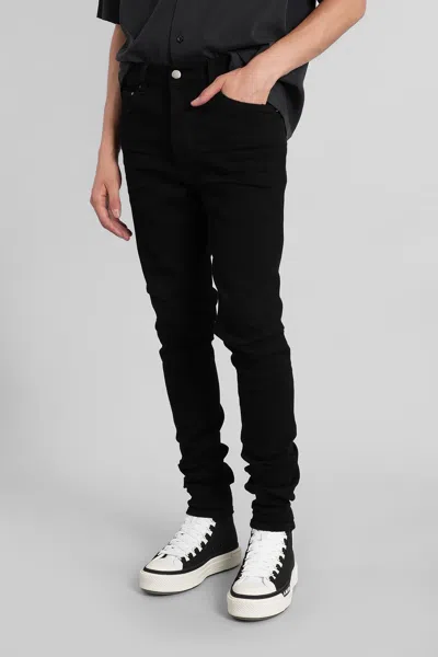 Amiri Stack Jean Jeans In Black Cotton