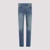 Amiri Stack Low-rise Jeans In Blue