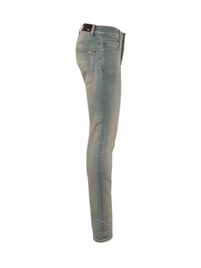 Amiri Stack Jeans Edition In Antique Indigo