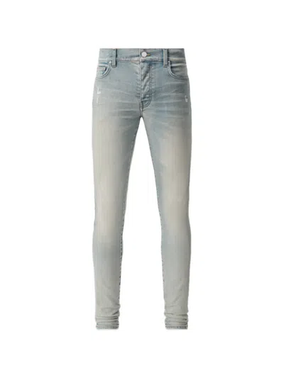 Amiri Jeans With Belt Loops In Blue
