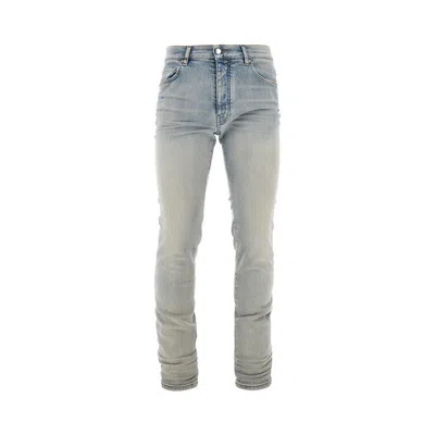 Amiri 'stack' Skinny Fit Jeans In Blue