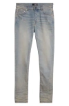 Amiri Slash Slim Jeans In Antique Indigo