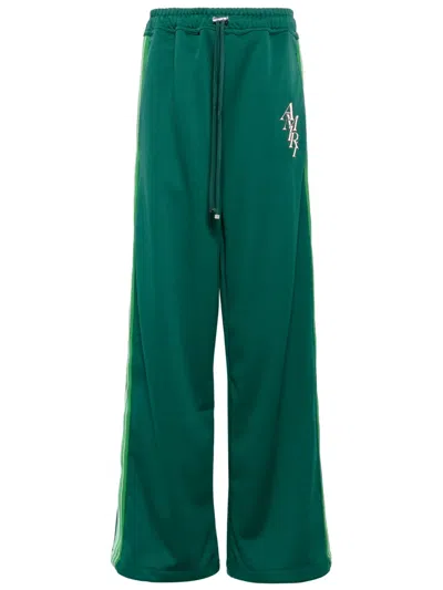 Amiri Stack Track Pants In Green