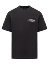 Amiri Mens Black Bones Stacked Short-sleeve Cotton-jersey T-shirt In Black