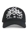 Amiri Stacked Bones Logo Adjustable Trucker Hat