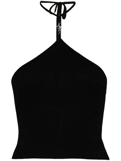 Amiri Stacked Halter Top In Multicolor