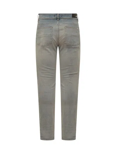 Amiri Stacked Jeans In Antique Indigo