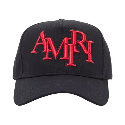 Pre-owned Amiri Staggered Canvas Hat 'black' | Men's Size Onesize