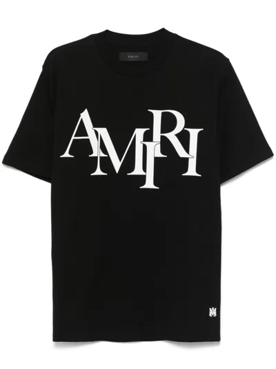 AMIRI STAGGERED LOGO T-SHIRT