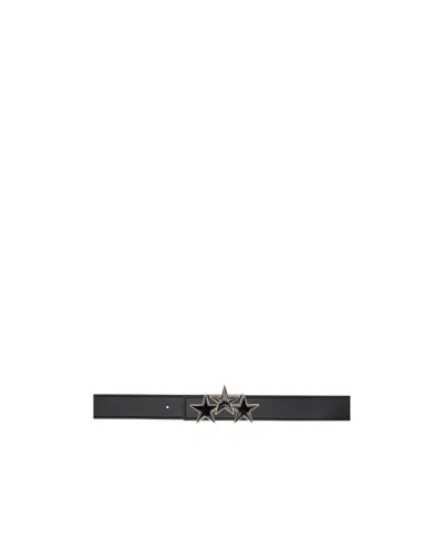 Amiri Star-buckle Belt In Black