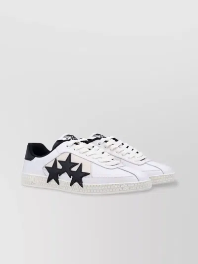 AMIRI STAR LEATHER LOW-TOP SNEAKERS